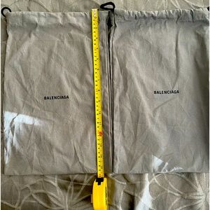 Balenciaga shoe dust bags. Set of 2 in EXCELLENT condition. LIKE NEW.